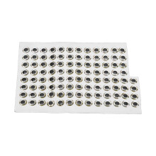 3D Simulations Fischaugen 10mm 100 Stück Aufkleber