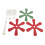Silicone Tree Trivet Set, Xmas Decor, Heat-Resistant, Non-Slip, Stackable 3