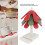 Silicone Tree Trivet Set, Xmas Decor, Heat-Resistant, Non-Slip, Stackable 4