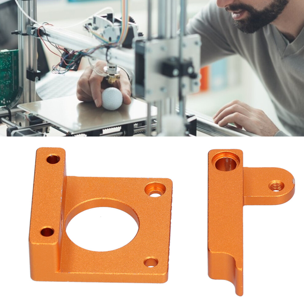 Aluminium Alloy 2x Extruder Block MK8 3D