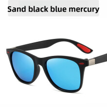 (Silver Watermelon) Casual Style Square Polarized Sunglasses With Tac Lenses For Fishing Hiking