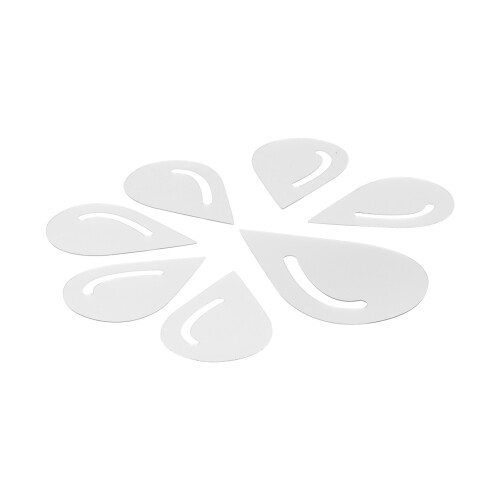 3D Mirror Stickers Raindrop Shape
