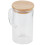 Borosilikat-Messbecher 500 ml mit transparentem Deckel 16