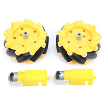 Mecanum Wheel 80mm for TT Geared Motor Car