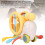 Shape Sorter Pull String Toy for Toddlers, 16x13.5cm, Yellow 8
