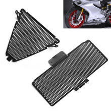 Aluminium unterer Kühlergrillschutz für Ducati Panigale V2 899 959 1199 1299 Schwarz