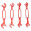 4PCS Aluminum RC Wrenches 3.0‑6.0mm Turnbuckle Nut Spanner 2