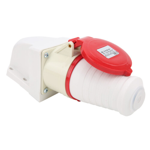 Industrial Plug Socket 380/415V 32A 5Pin Waterproof IP44 Surface Mount