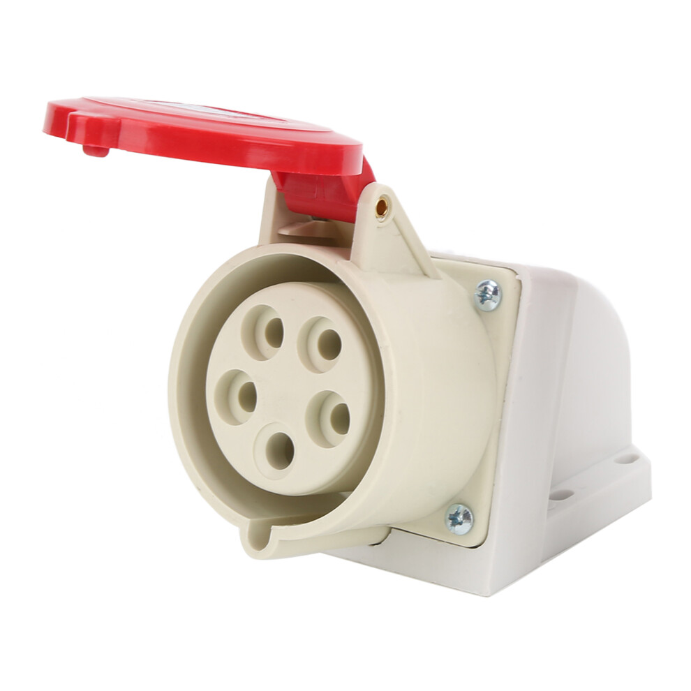 32A 5Pin Industrial Waterproof Socket Ip44 3-Phase 380V 9361358331477
