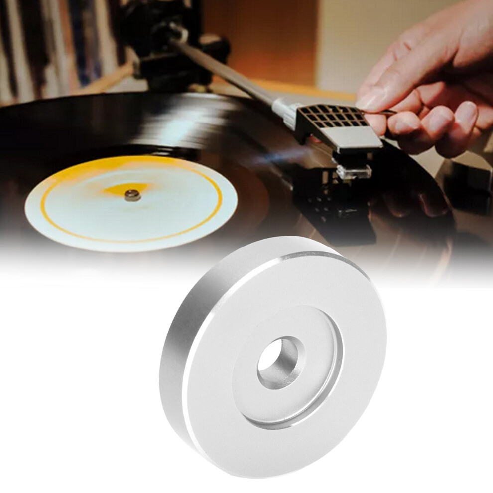 Turntable Large Hole Adapter For 45 Rpm Records Vinyl Conversion Clamp Black 4661391532721