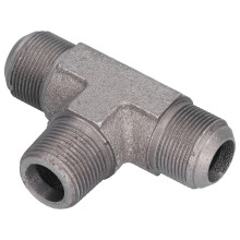 Robuster Eisen-Straight-T-Stück für Luftkompressoren, 80 mm, 51/65 mm