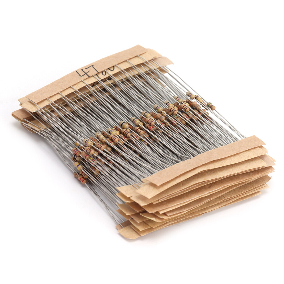 Electronic Resistor Pack 300Pcs Carbon Film 5% Tolerance 10Î© To 1Mî© Diy Kit 4611391534690