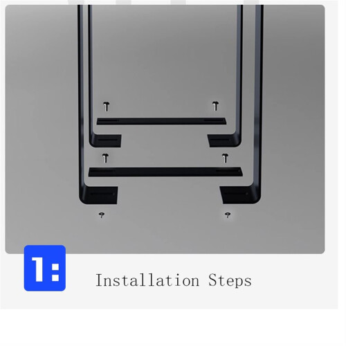 Under Desk CPU Holder Adjustable Metal PC Tower Mount Bracket Heavy Duty SpaceSaving Design 2
