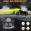 60W LED Motorcycle Fog Light 6000LM 4 Modes, Adjustable Mount 2