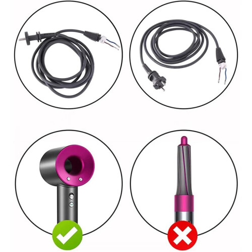 2X Universal Accessories for  HD01/02/03/04/07/08 Power Cable 2.7M EU Plug