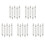 25 Pack R7S 118mm 300W 230V,R7S Halogen Linear Light Bulb, Dimmable Halogen Lamp for Construction Landscape Lighting 1