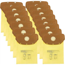 15 Pack AH10232 Sealed Collar Vacuum Bags for Commercial MPWR 40V Cordless Backpack Vacuum CH93619, CH93600