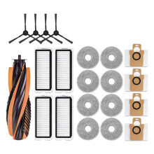 For JONR P20 PRO / T5 Pro Robot Vacuum Cleaner Accessories Main Side Brush Hepa Filter Mop Cloth Dust Bags