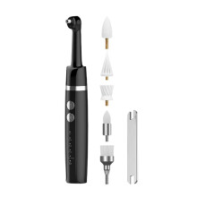 Tooth Polisher, Rechargeable Tooth Whitening Kit for Teeth Cleaning and Whitening, and 5 Brush Heads, LED Light