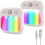 Led Night Light with Motion Detector 2 Pack, Cabinet Light Dimmable with Timer Function, Staircase Lighting RGBW 1