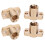 4PCS Brass Trapezoidal Nut T8 Flange Hardware for 8mm 3D Printer 1