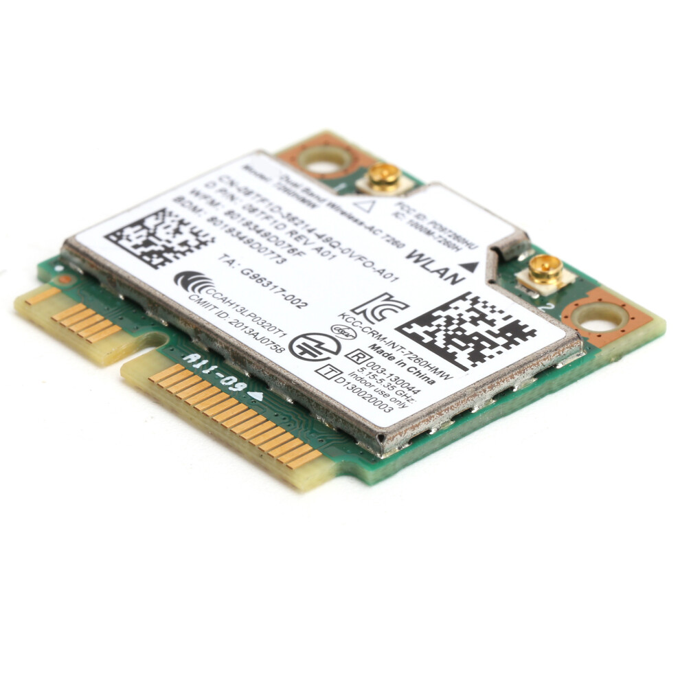 Mini Pcie Dualband Wifi + Bluetooth 4.0 Card Model 7260Hmw 9421391535949