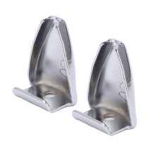 2Pcs Chrome Iron Drum Lug Anti-Rust Replacement for Bass Drum WC705