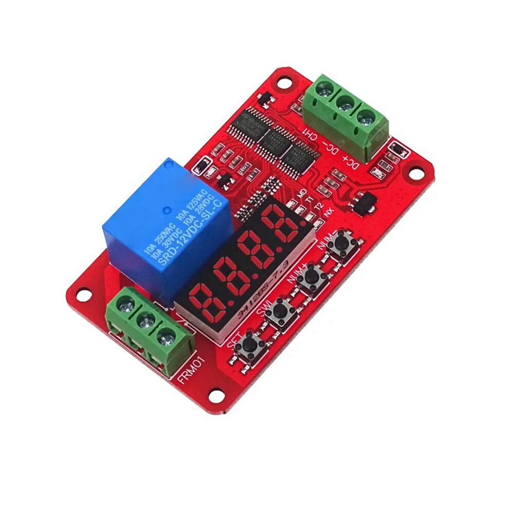 2X 12V 1 Channel Relay Module Frm01 Multifunction Relay Loop Delay Timer Self-Locking Timing Board 6032536060238