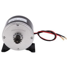 2X 12V 250W Hogesnelheidsmotor Tandwiel voor 25H Kettingreductie Elektromotor Tandwiel Geborstelde -Motoren Reductie E-Bike Scooter