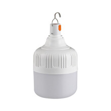 Ampoule LED Portable 300 W pour Camping, Rechargeable par USB, Haute Puissance, Éclairage D'Urgence pour Tente et Extérieur