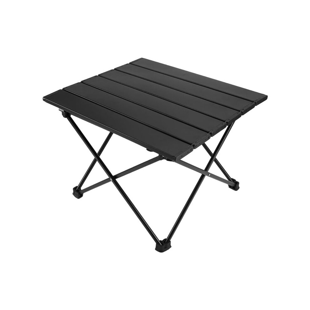 Outdoor Camping Folding Table Party Picnic Bbq Foldable Desk High Strength Ultralight Aluminium Portable Table Black 6031817361101