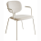 Beliani Set of 2 Dining Chairs CARILLE Chenille Light Beige 6