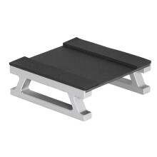 Gruppo Stazione di Lavoro per Display per 1/28 RC Modello di Auto Supporto per Riparazione Auto Argento