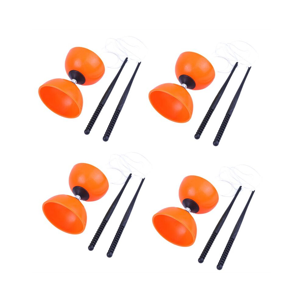 Saudism Orange Sensory Training Equipment, Double-Headed Diabolo, Entertainment Products For Children, Students And The Elderly