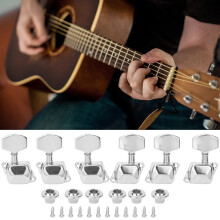 Guitar-Stimmmechaniken 6 Stück halbgeschlossen, maschinelle Köpfe 3R 3L, professionelle Qualität
