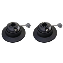 2X Universal Mount for Inflatables Boat Foldable Kayak Rod Holder Mount Replacement for Canoe