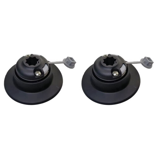 2X Universal Mount for Inflatables Boat Foldable Kayak Rod Holder Mount Replacement for Canoe