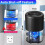 Dehumidifiers for Home, for Bedroom with Auto Defrost Function,2200ML Capacity Quiet Small Dehumidifier Eu Plug Black 8