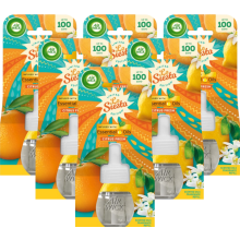 6 x Air Wick Plug in Oil Refills - La Siesta (Citrus Fresh)