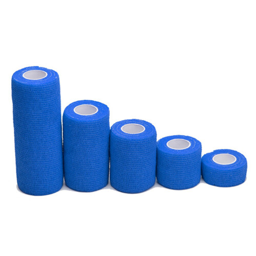 Blue Cohesive Wrap Tape Medical for