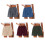 Stretchy Polyester Blend Shorts Soft & Lightweight-Blue L 3