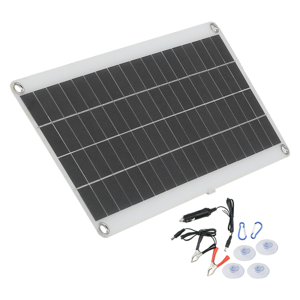 20W Dual Usb Polycrystalline Solar Panel 44X20cm Waterproof 9341391539306