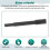 Bit Driver Extender Add- Accessory for Multi-Tools,1/4inch Hex Bits Adapter for ,Surge,Wave 5