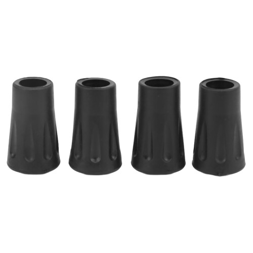 4pcs Rubber Trekking Pole Tips for Hiking Poles, 12mm Inner Diameter 1