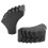 4 Pcs Rubber Trekking Pole Tips Black 12mm Protective Covers 5