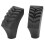 4 Pcs Rubber Trekking Pole Tips Black 12mm Protective Covers 7