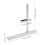 Adjustable Aluminum GPU Support Bracket for 9cm-14cm Fans Silver 2
