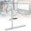 Adjustable Aluminum GPU Support Bracket for 9cm-14cm Fans Silver 5