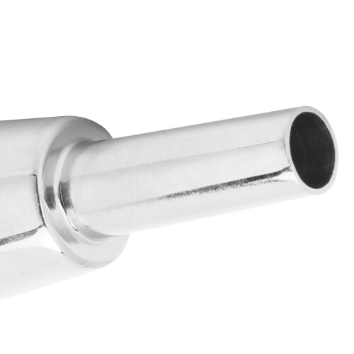Trompetenmundstück robustes Konus Silber 87mm 2