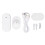 Wireless Bluetooth Earphones Sweatproof Compact 10mm Drivers Black 3